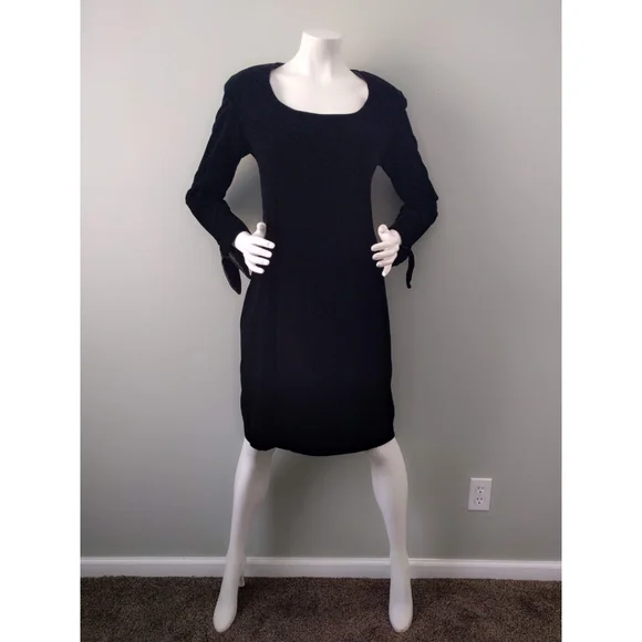 anne klein black velvet dress Vintage Geoffrey Beene Black Lace Illusion Evening Dress – Modig